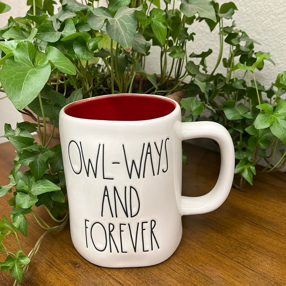 Rae Dunn OWL-WAYS AND FOREVER Double Sided Mug